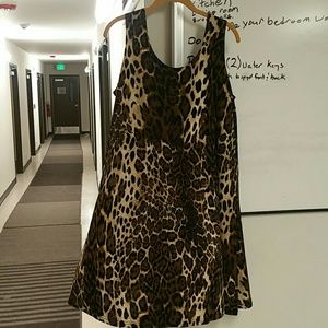 Cat Print Dress